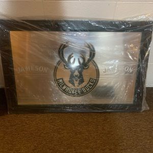 Milwaukee Bucks mirror (Larger)